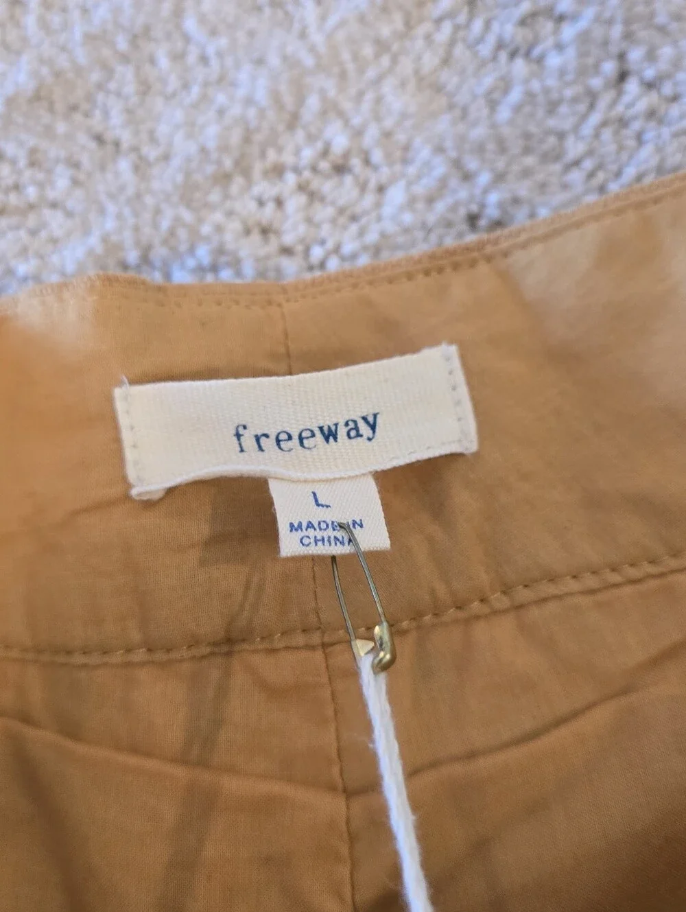 NWT! Freeway Embellished Mustard Women’s Shorts